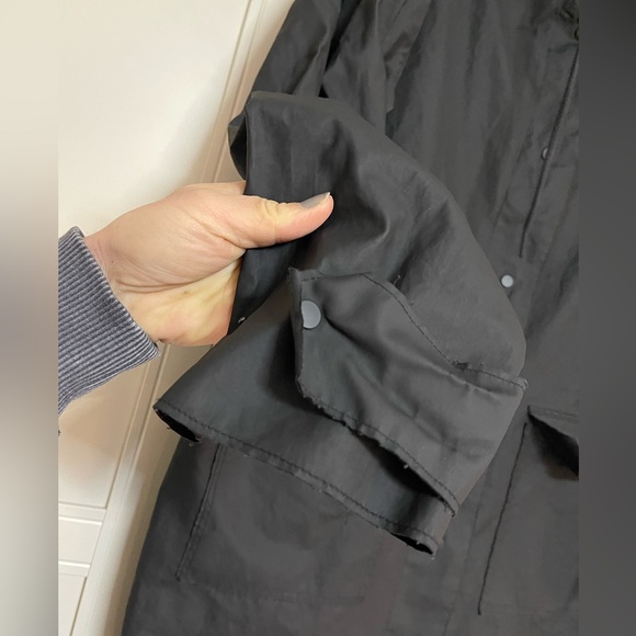 Oak and Fort Hooded Snap Down Raincoat - Picture 4 of 11